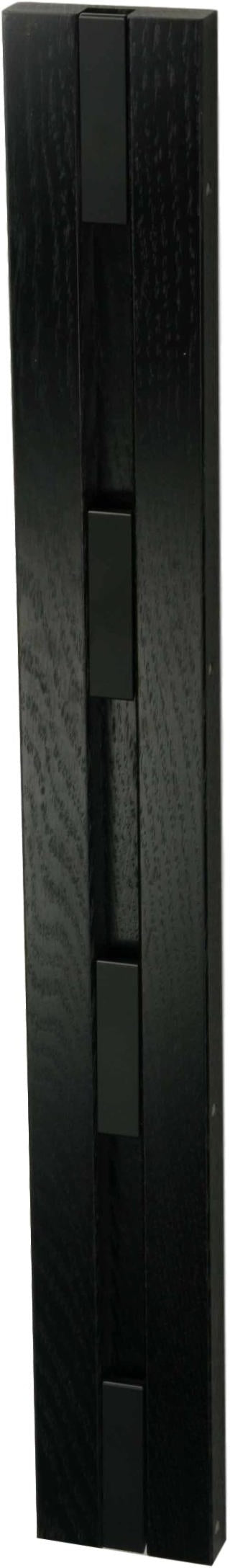 Loca Knax Vertical Coat Rack, Oak Black Stained/Black