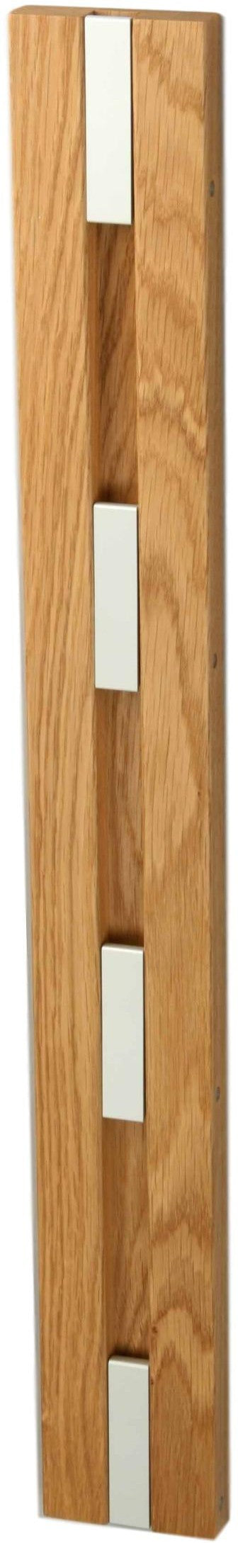 Loca Knax Vertical Coat Rack, Oak Oiled/Grey