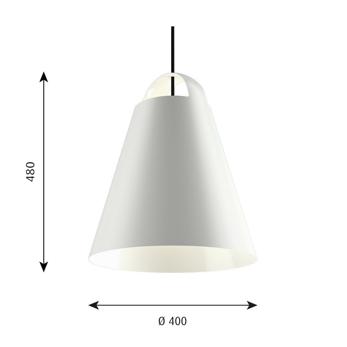 [product_category]-Louis Poulsen Above Pendant 480x400 Mm, White-Louis Poulsen-5703411585405-5741099391-LOU-2