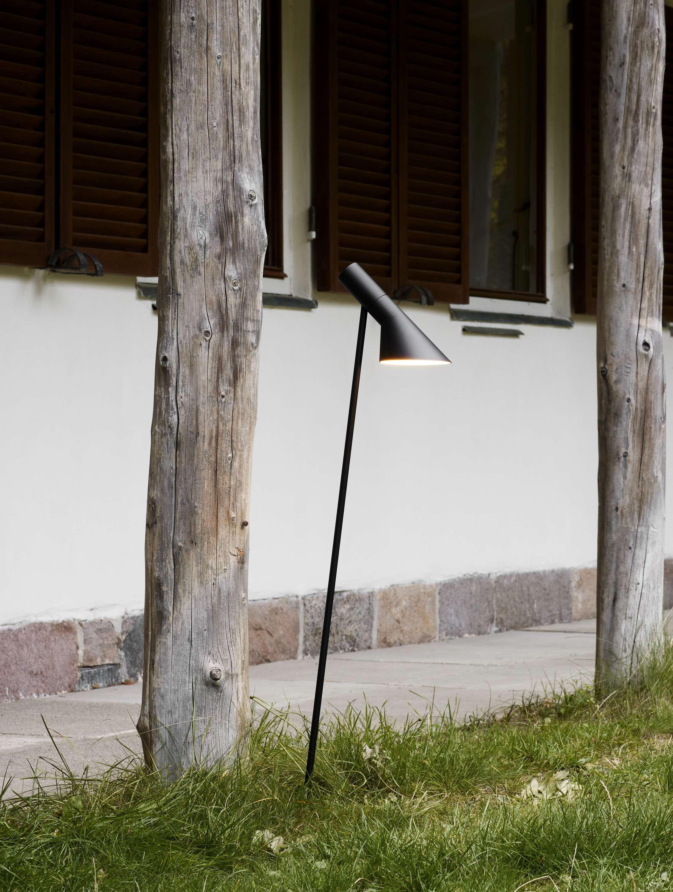 [product_category]-Louis Poulsen Aj Garden Long Bollard Black Led 2700 K 6.5 W, Base With Adaptor-Louis Poulsen-5714693070381-5747306554-LOU-7
