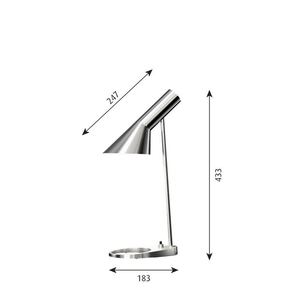 [product_category]-Louis Poulsen Aj Table Lamp Mini V3, Stainless Steel-Louis Poulsen-5714693223305-5744166548-LOU-2