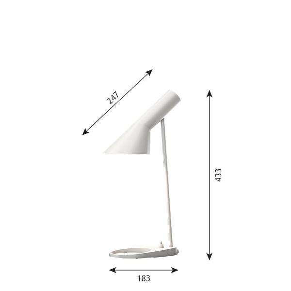 [product_category]-Louis Poulsen Aj Table Lamp Mini V3, White-Louis Poulsen-5714693695232-5744167194-LOU-2