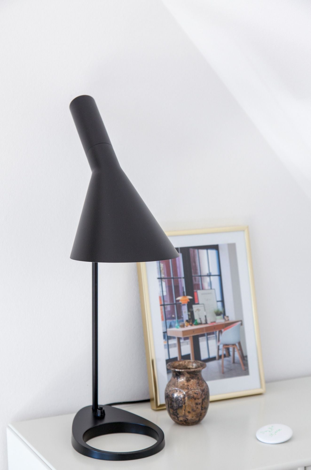 Louis Poulsen Aj Table Lamp V3, Dark Green