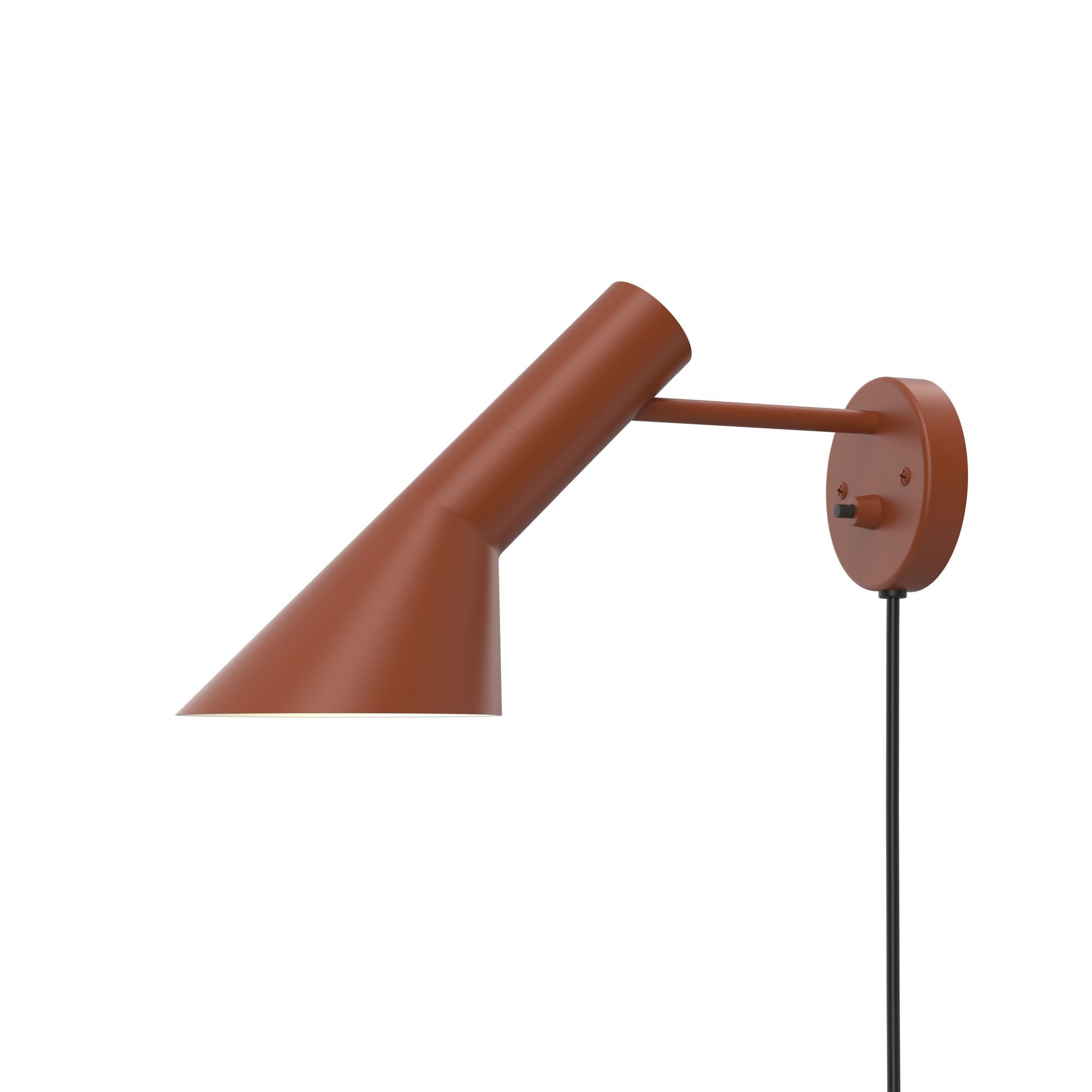 Louis Poulsen AJ Wandlampe V3, rostig rot