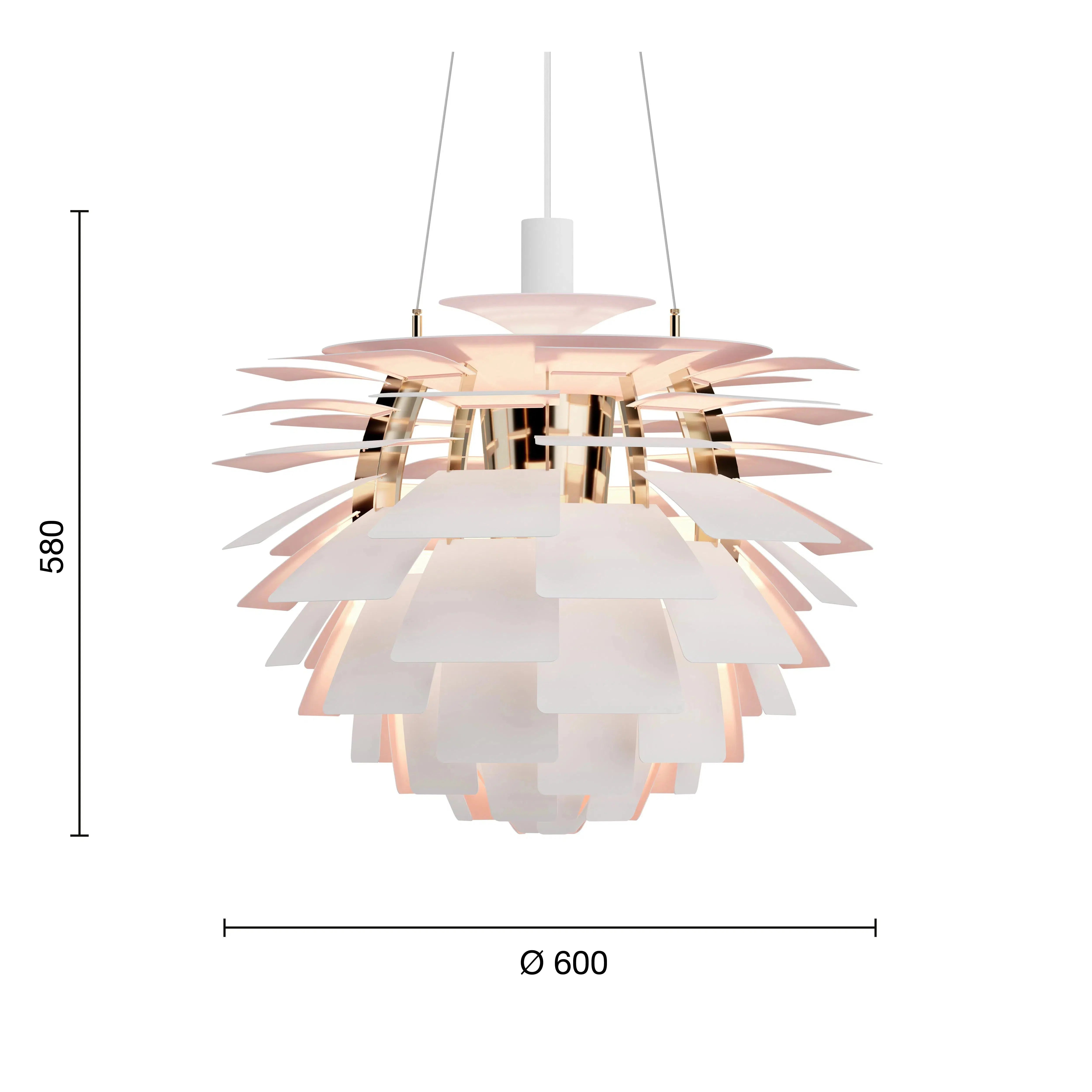 Louis Poulsen Artischoke Pendant Anniversary Edition, Ø60 cm