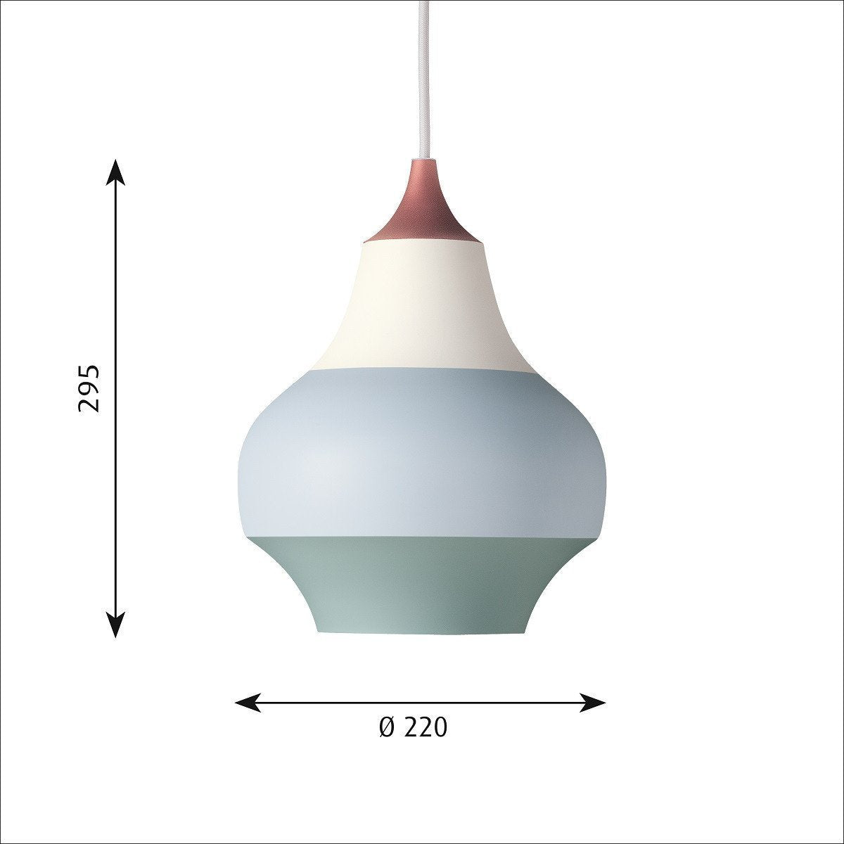 Louis Poulsen Cirque 295x220 mm, Kupfer