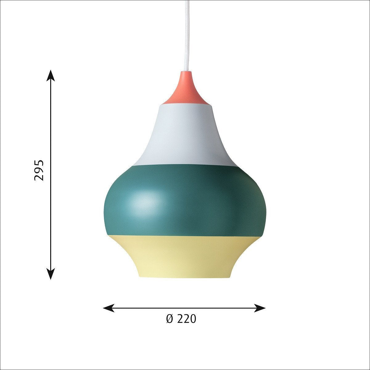 Louis Poulsen Cirque 295x220 mm, Rot