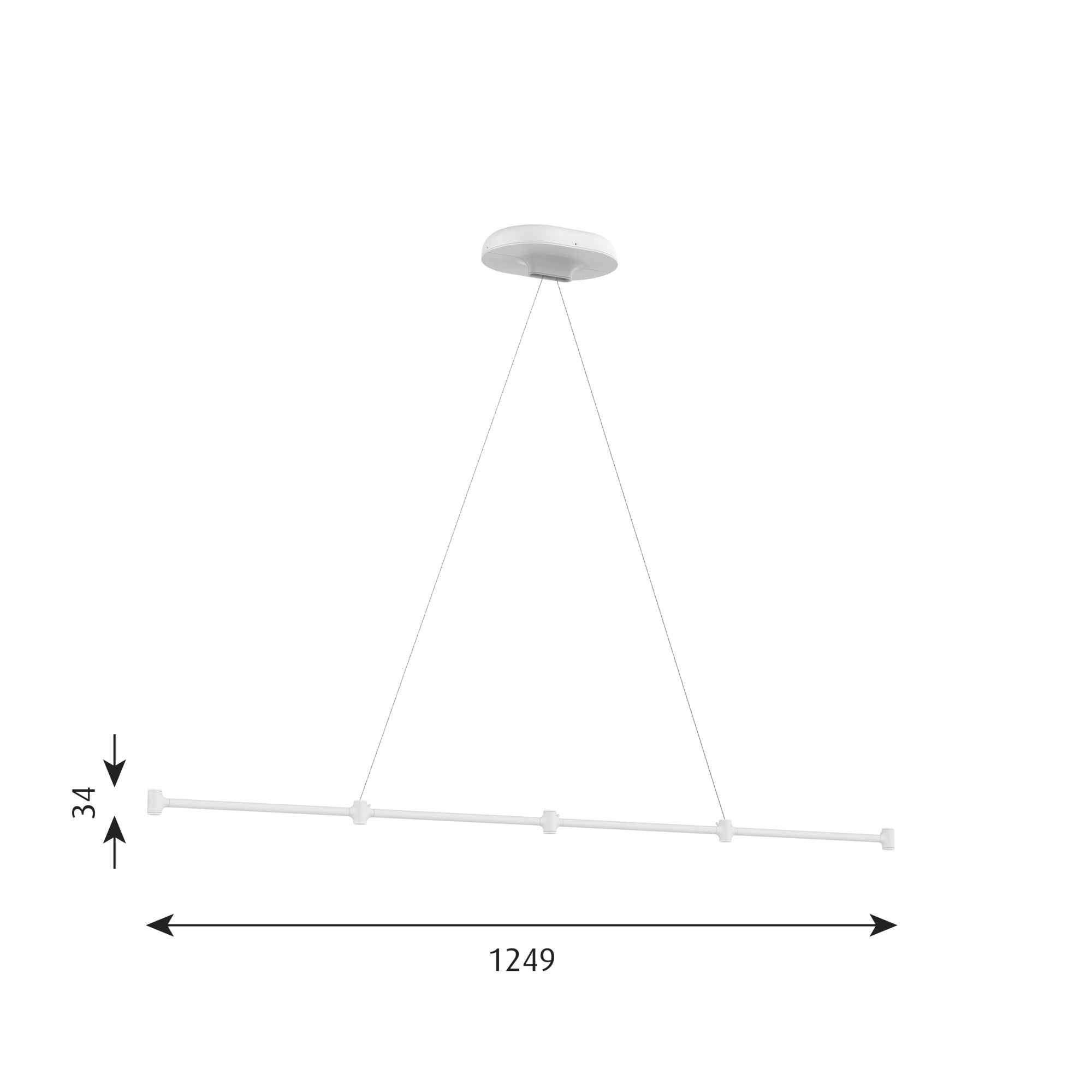 [product_category]-Louis Poulsen Dependant Suspension System 5 Linear, White-Louis Poulsen-5714693984466-5741106310-LOU-2