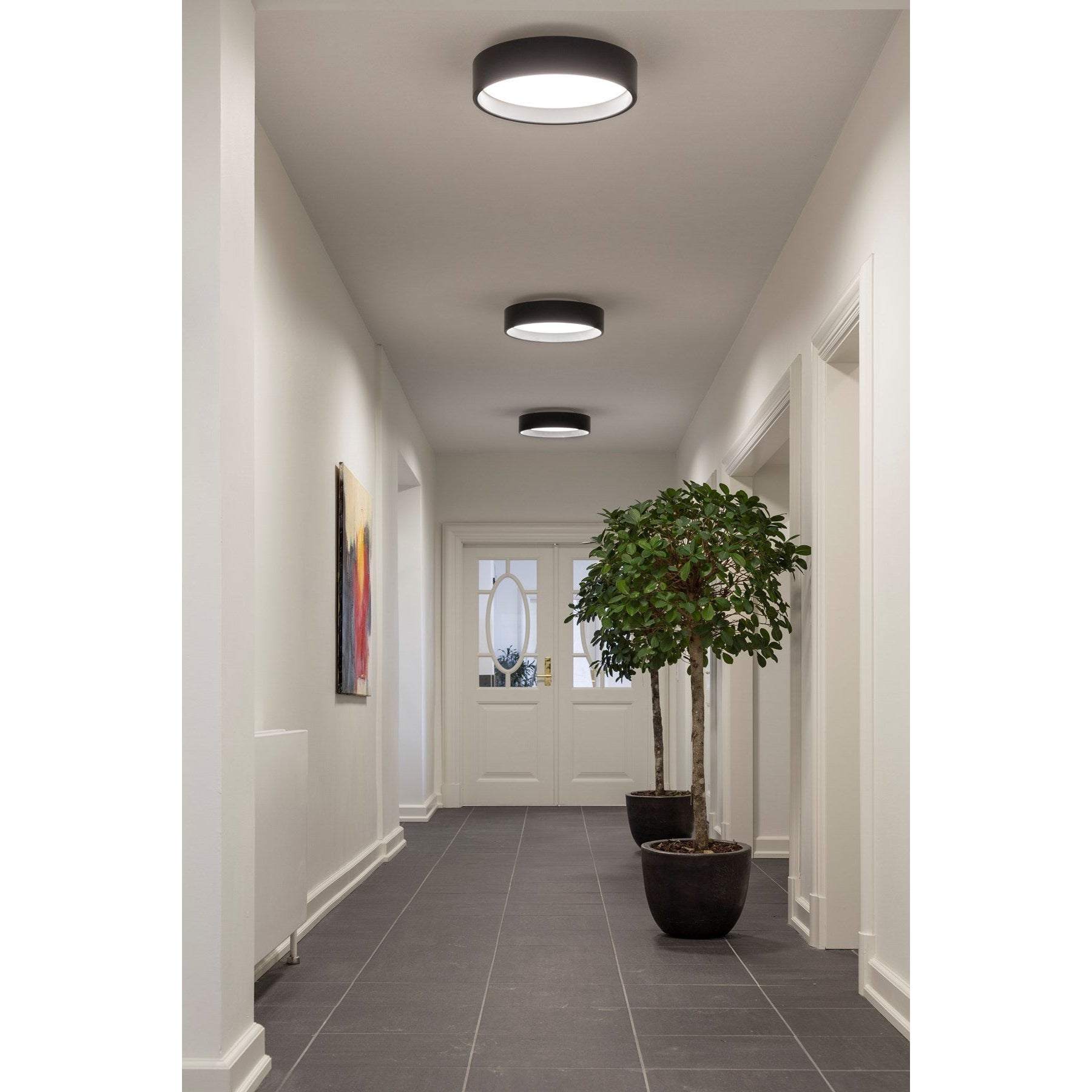 Louis Poulsen LP Cercle Surface Mounted Lampe Ø 260 mm, kérosène pâle