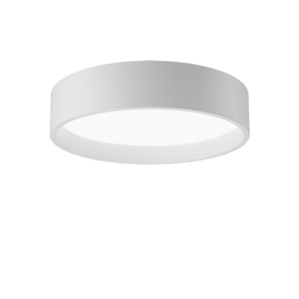 Lugara de luminaria montada en superficie de Louis Poulsen LP Ø 450 mm, blanco