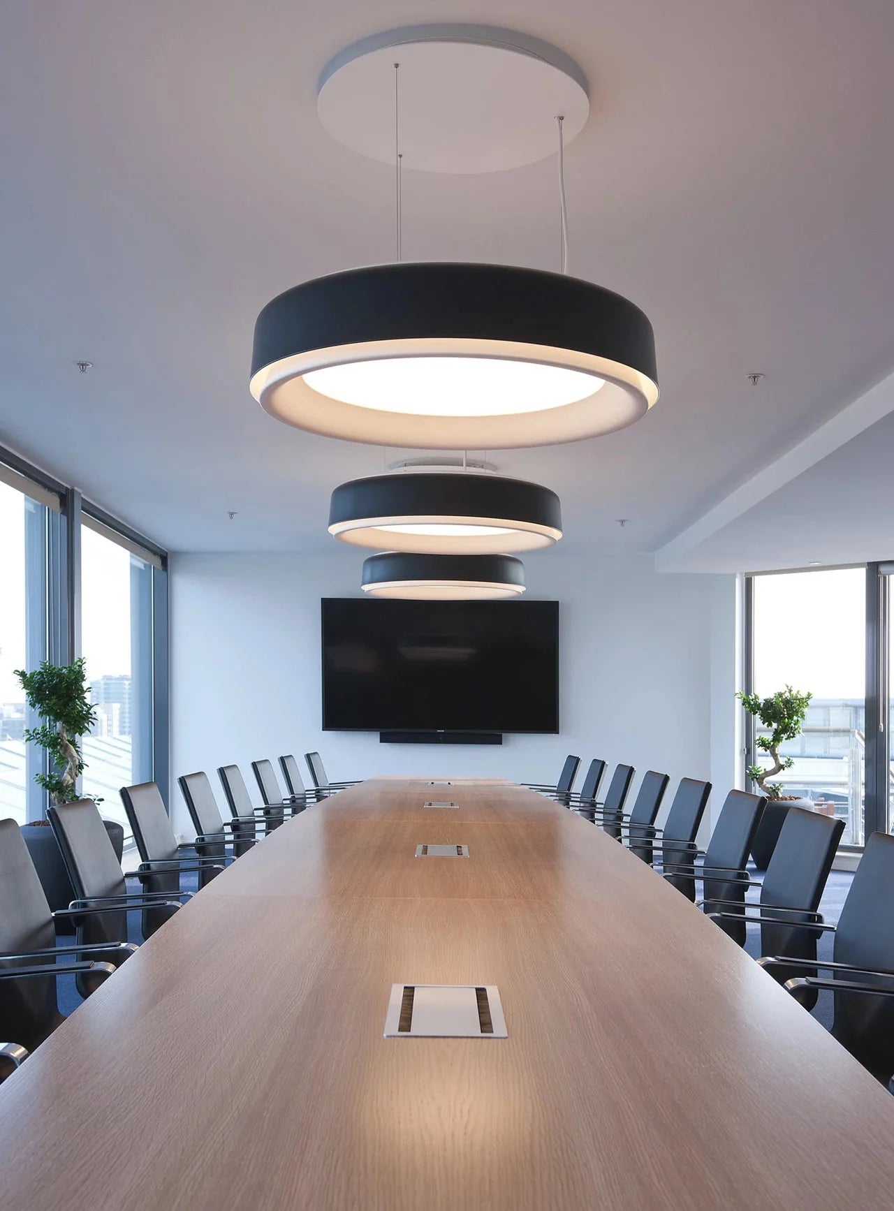 [product_category]-Louis Poulsen Lp Grand Suspended Lamp Led 4000 K 12 W Dali ø32 Cm, Black-Louis Poulsen-5714693039258-5741108457-LOU-2