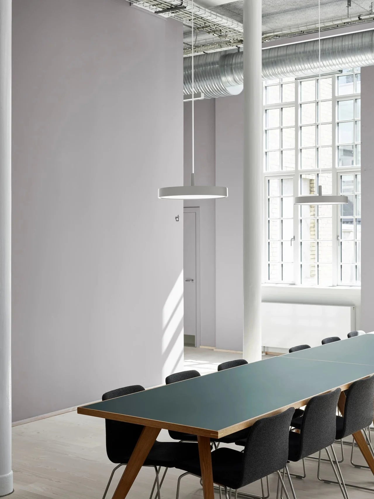 [product_category]-Louis Poulsen Lp Slim Round Suspended Lamp Led 3000 K 25 W ø44 Cm, Dark Aluminium-Louis Poulsen-5714693252909-5741102495-LOU-6