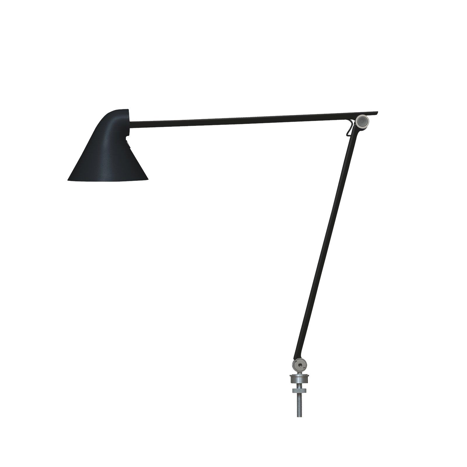 Louis Poulsen NJP Table Lamp Pin Ø 10, preto