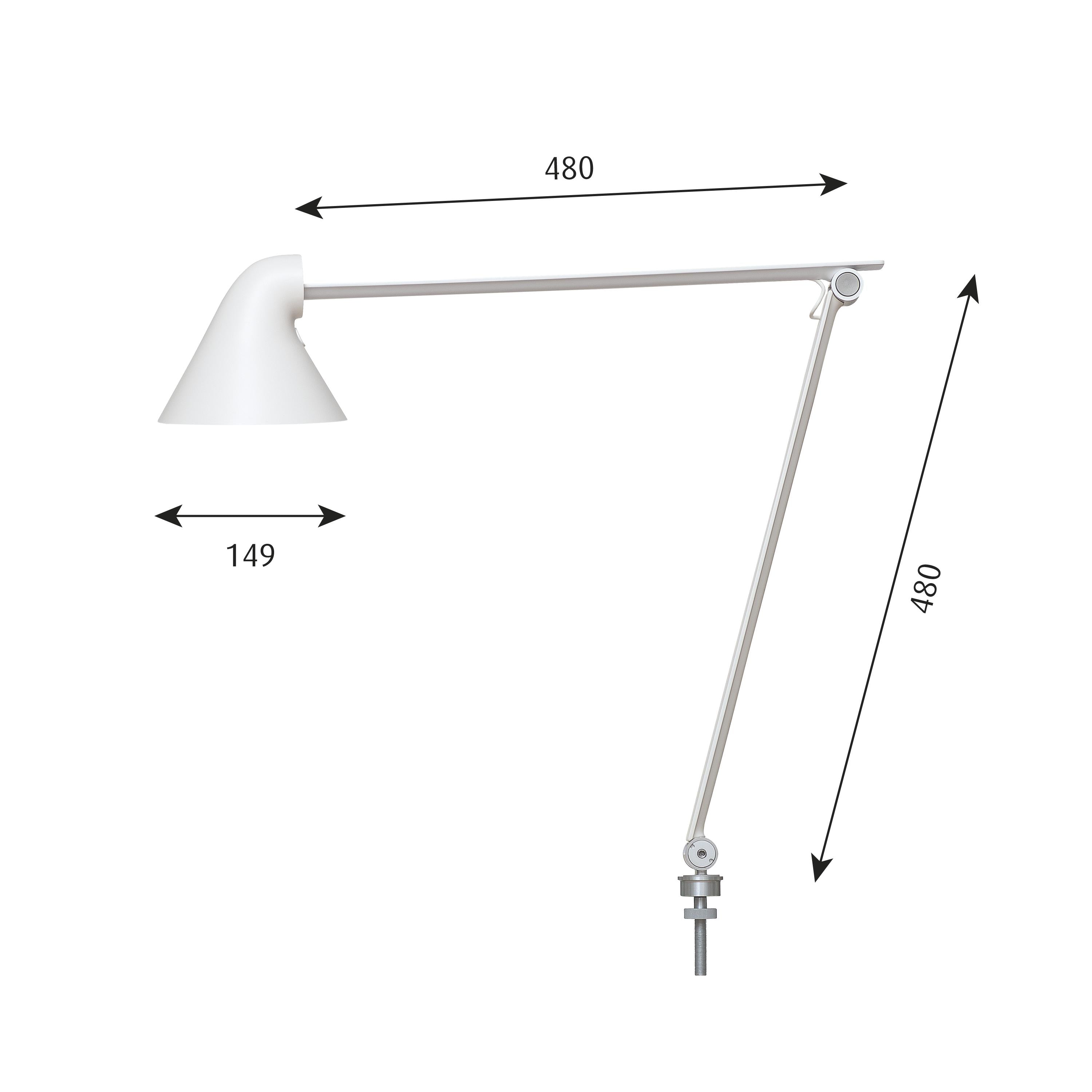 [product_category]-Louis Poulsen Njp Table Lamp Pin ø 10, White-Louis Poulsen-5703411442593-5744164825-LOU-4