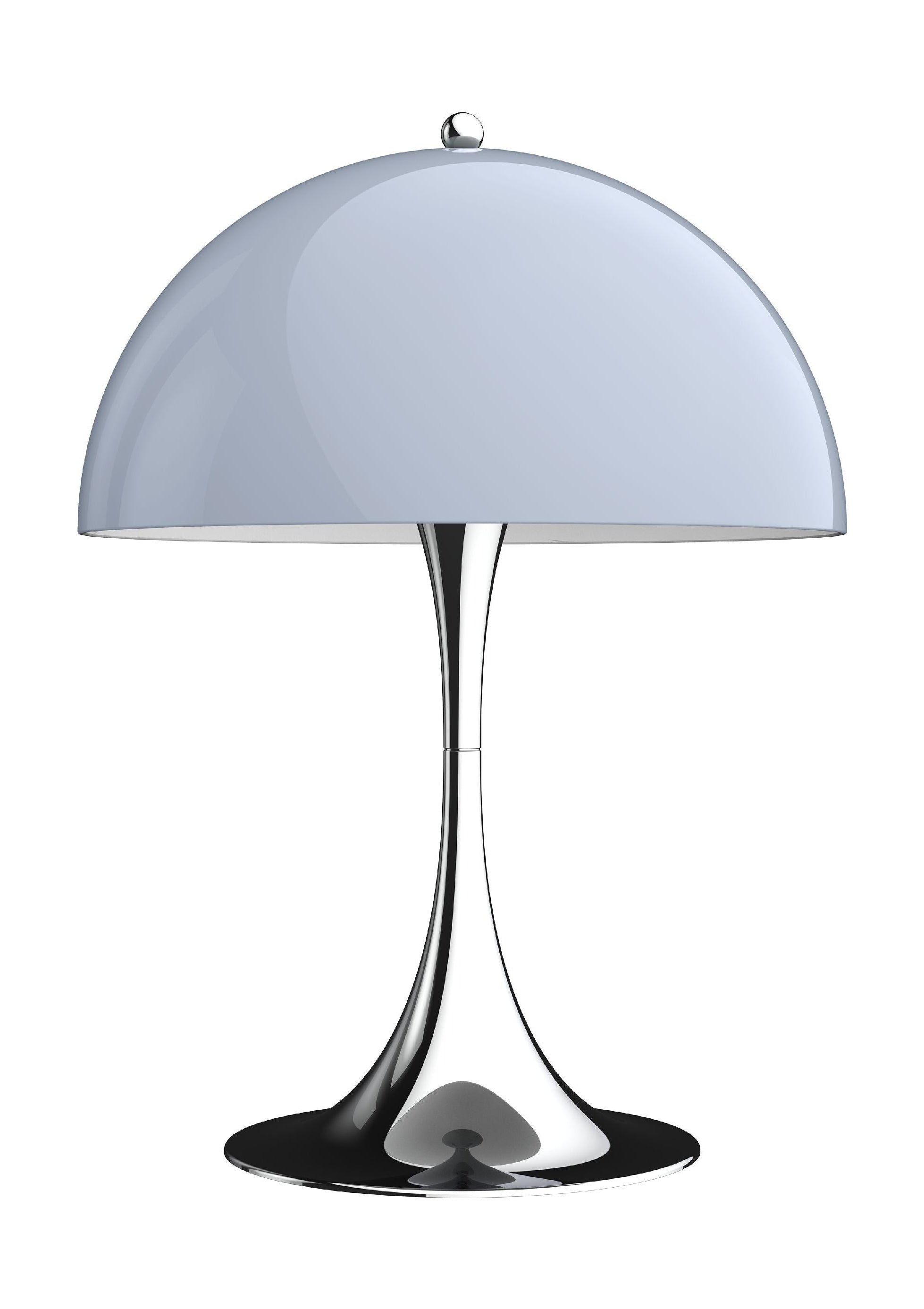 Louis Poulsen Panthella 320 Tischlampe E14, grauer Opal -Acryl