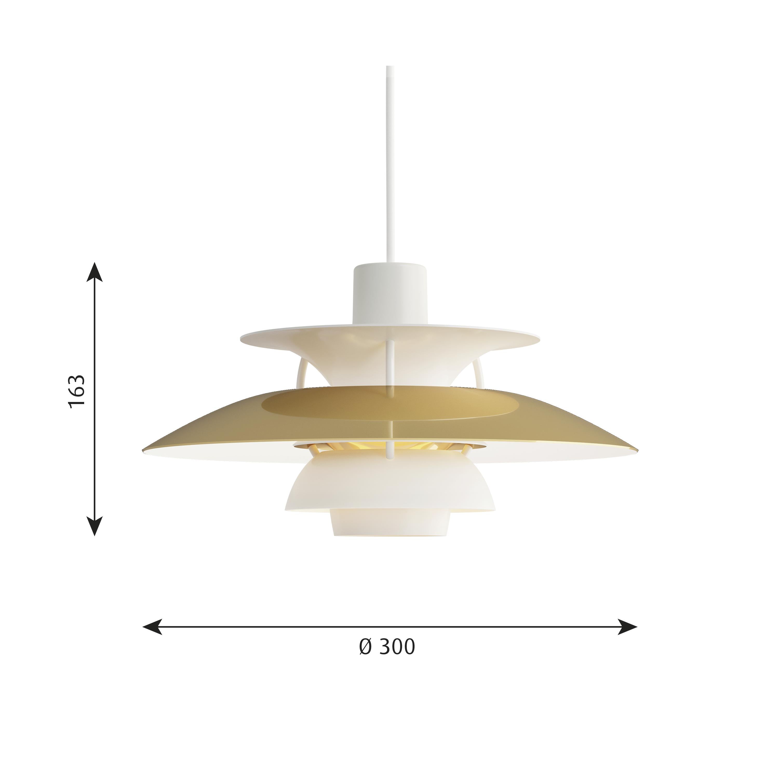 Louis Poulsen Ph 5 Mini Pendant, Brass