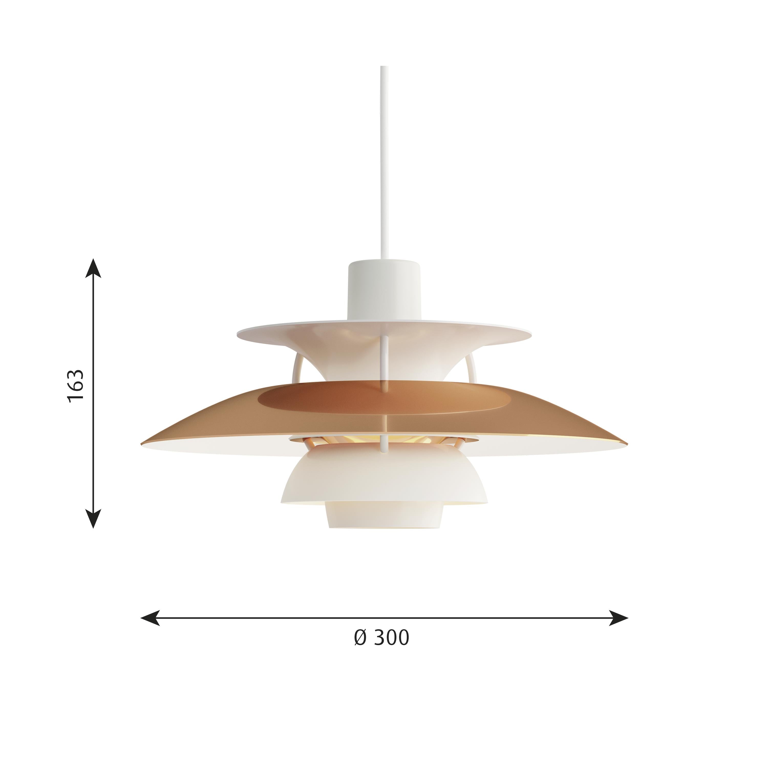 Louis Poulsen Ph 5 Mini colgante, cobre