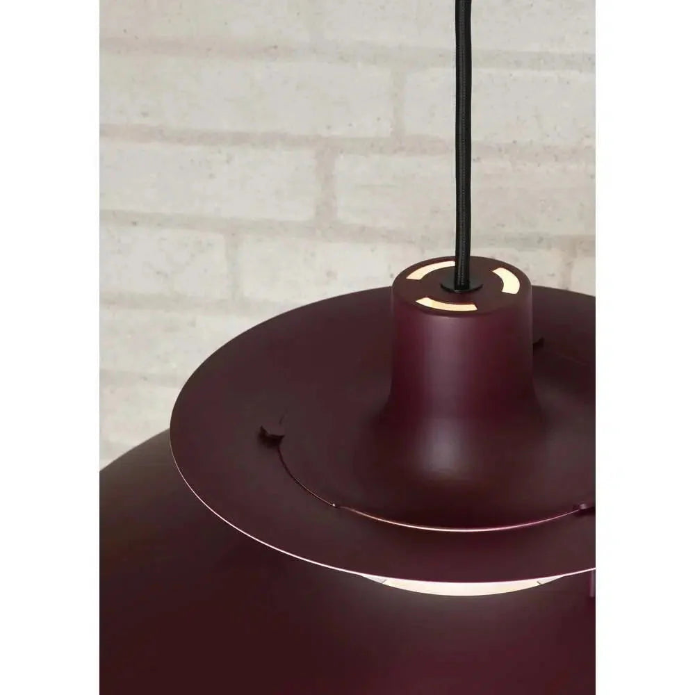 Louis Poulsen Ph 5 Mini Pendant Monochrome, Burgundy