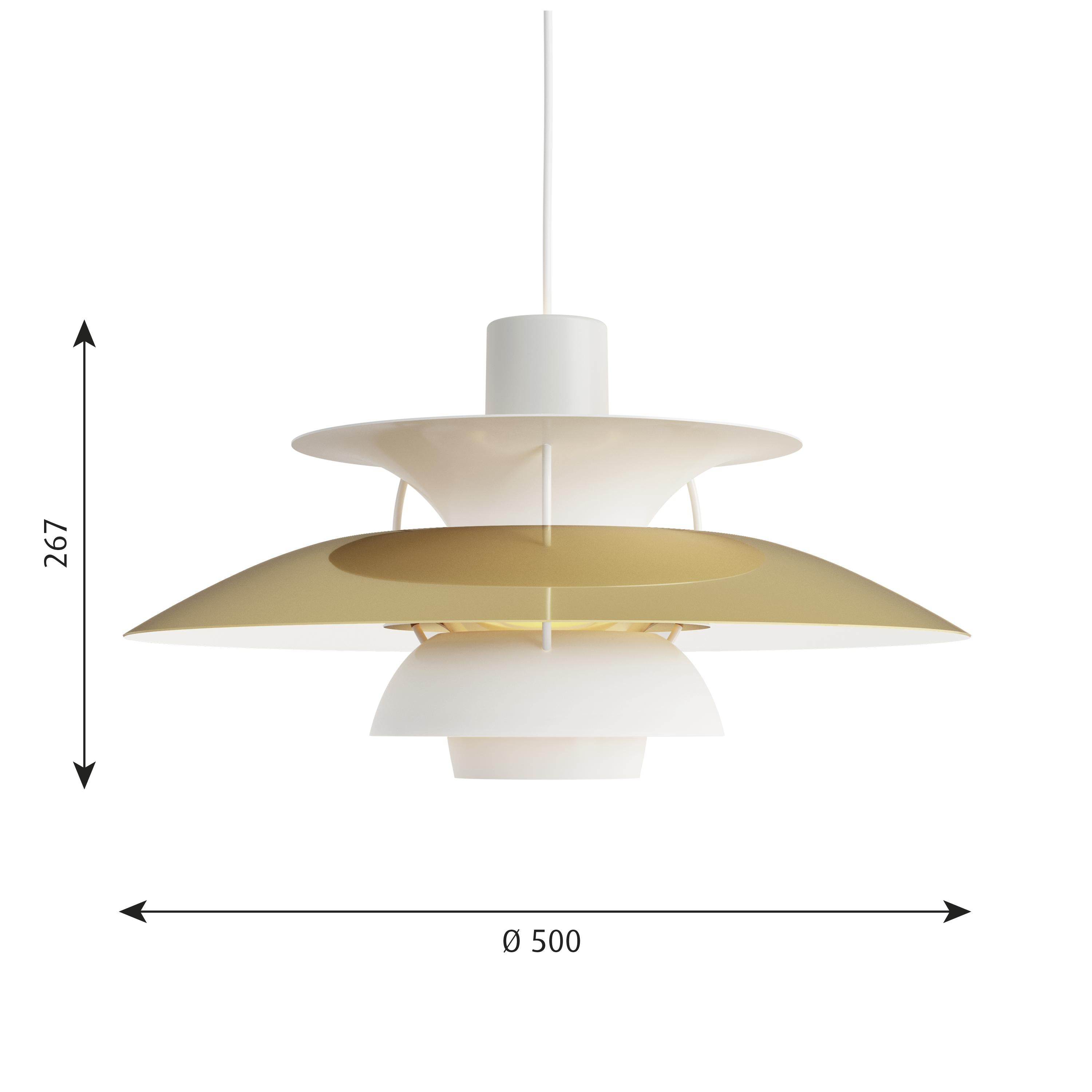 [product_category]-Louis Poulsen Ph 5 Pendant, Brass-Louis Poulsen-5703411062517-5741099980-LOU-2