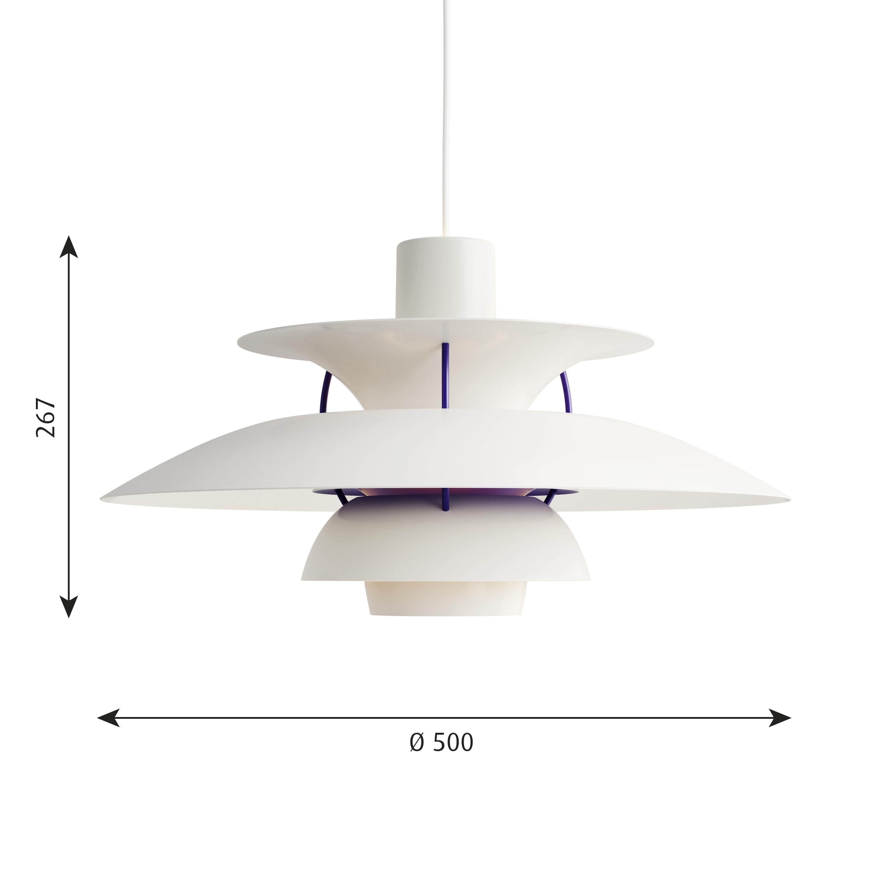 Colgante Louis Poulsen Ph 5, White Classic