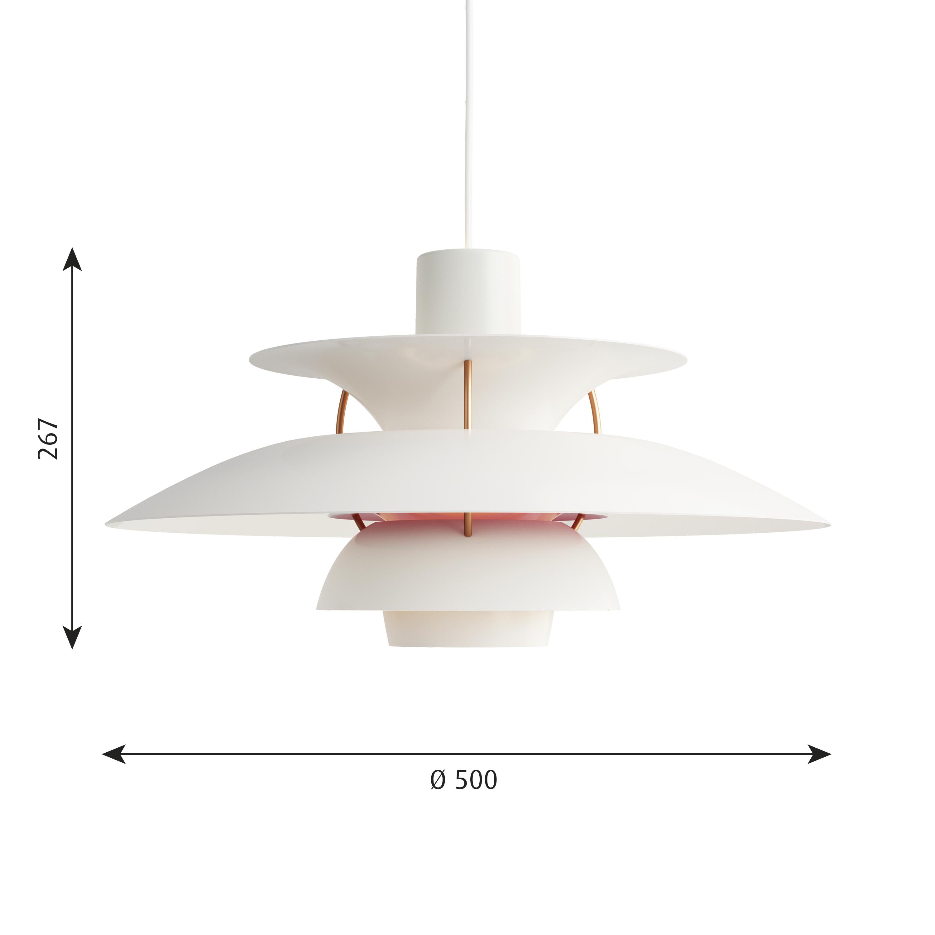 Louis Poulsen Ph 5 Pendant, Modern White