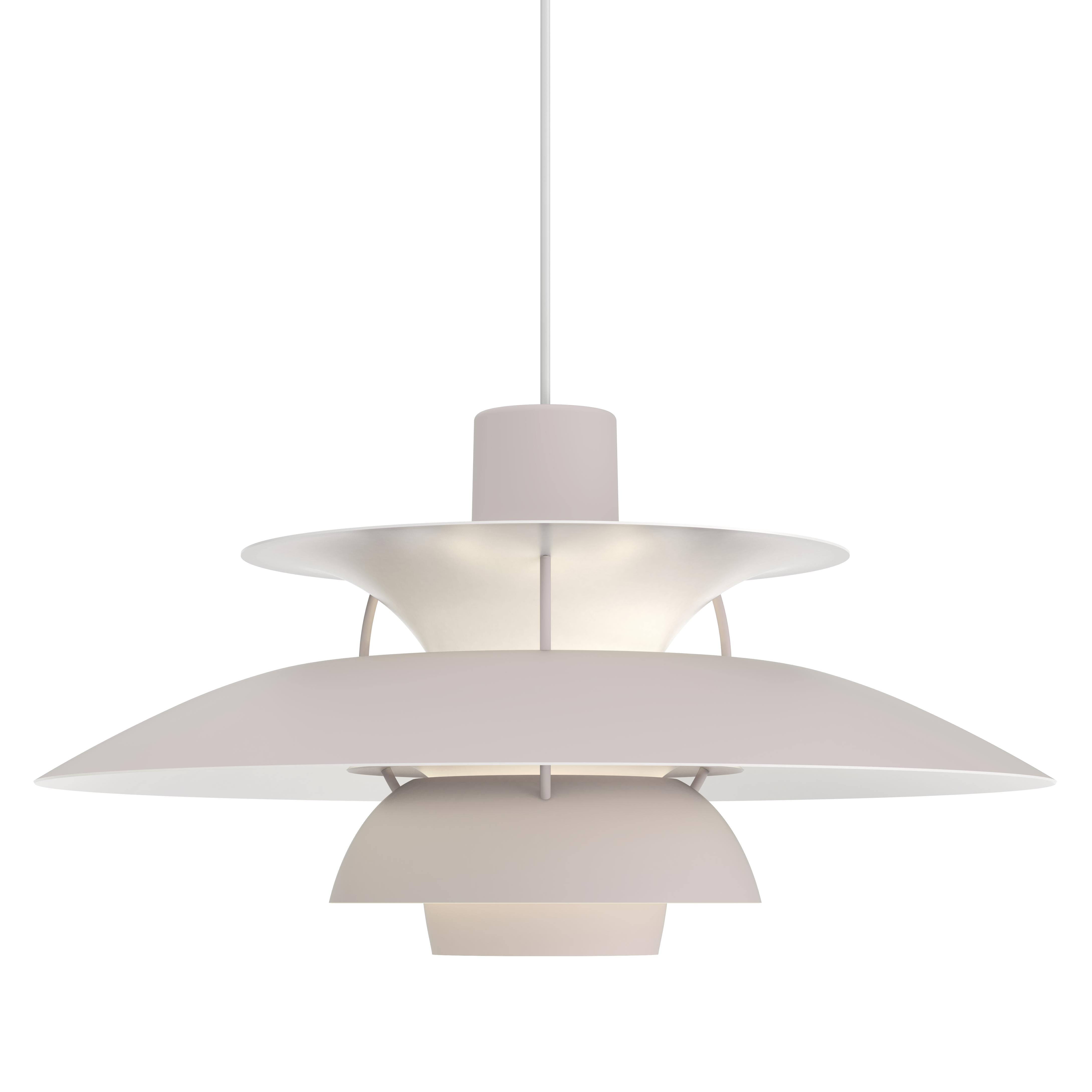 [product_category]-Louis Poulsen Ph 5 Pendant Monochrome, Oyster Grey-Louis Poulsen-5714693153176-5741113057-LOU-4