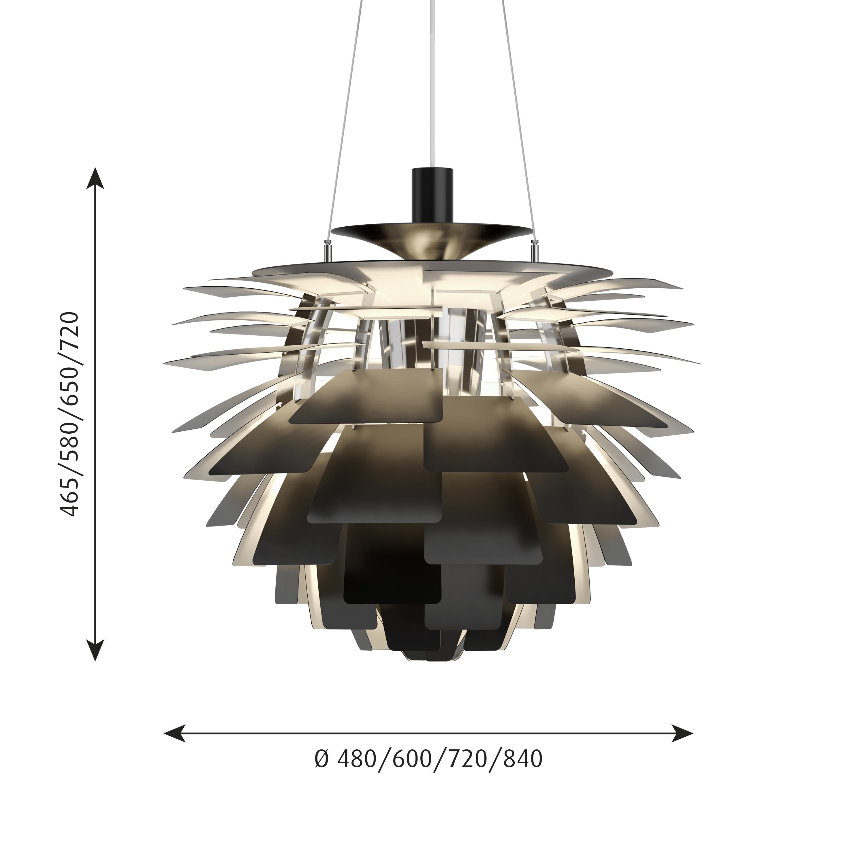 [product_category]-Louis Poulsen Ph Artichoke Led Pendant Black, ø840-Louis Poulsen-5714693167104-5741112537-LOU-6