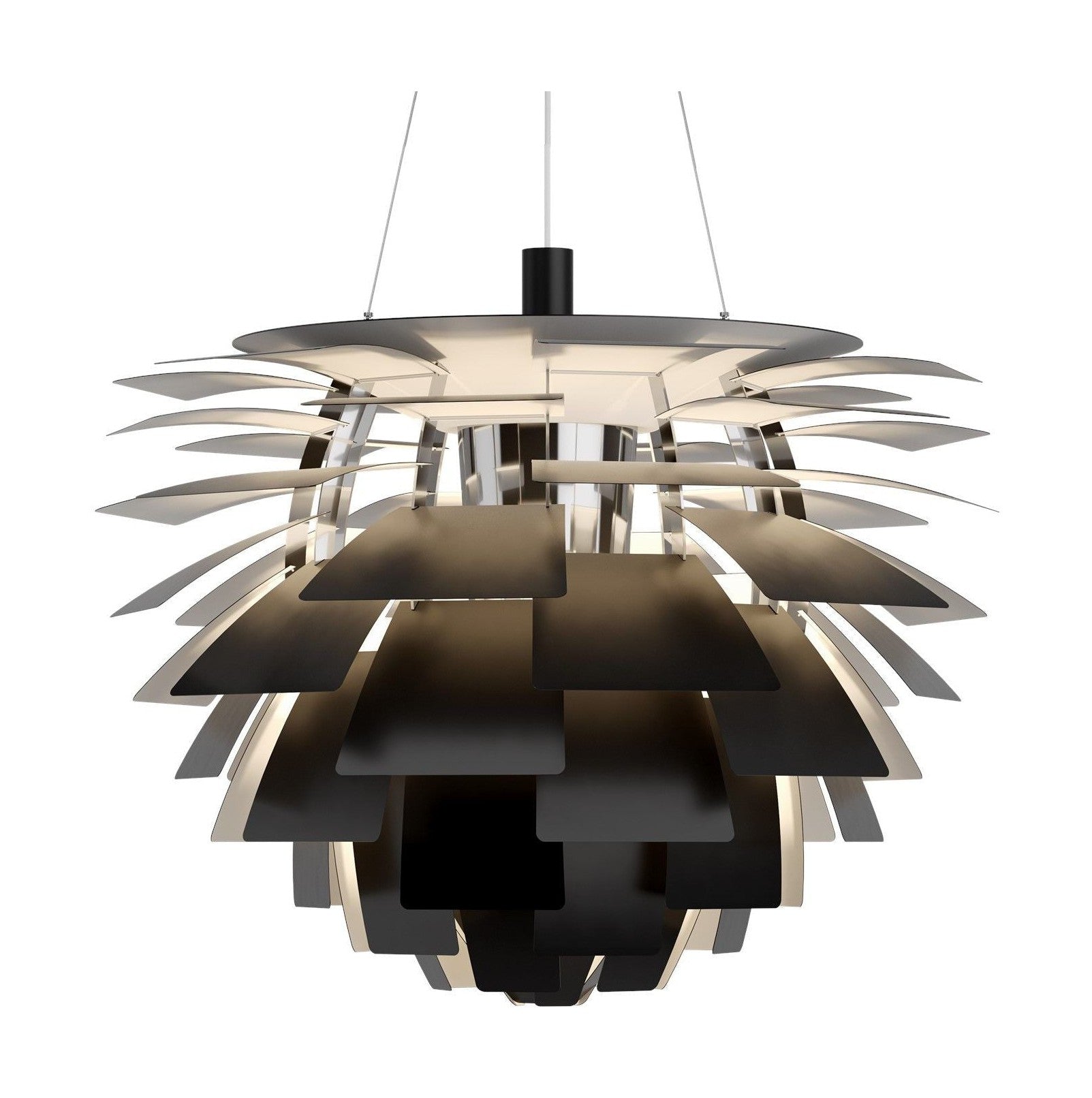 [product_category]-Louis Poulsen Ph Artichoke Pendant 2037 Lumens Dali ø60 Cm, Black-Louis Poulsen-5714693162994-5741112346-LOU-1