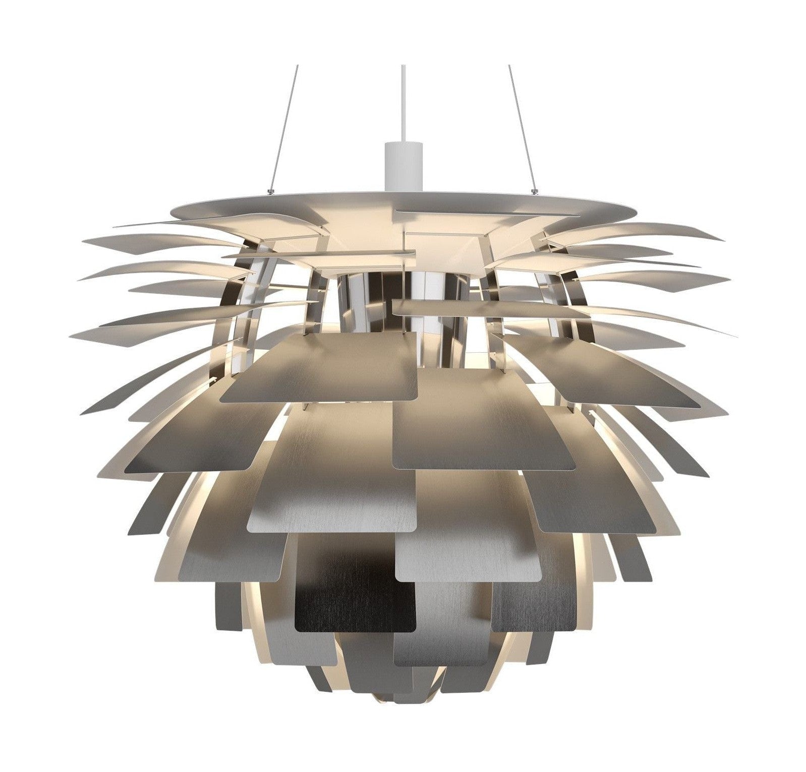 [product_category]-Louis Poulsen Ph Artichoke Pendant 2387 Led 2700 K 96 W Dali ø60 Cm, Stainless Steel-Louis Poulsen-5703411693063-5741110173-LOU-1