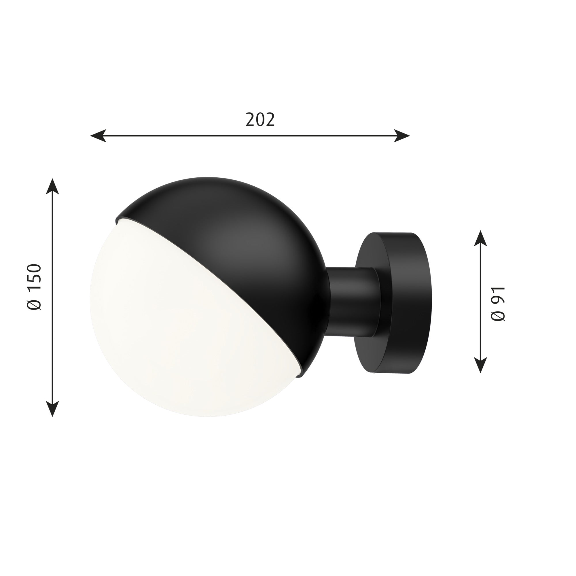 [product_category]-Louis Poulsen Vl Studio 150 Wall Lamp, Black-Louis Poulsen-5714693435050-5743150186-LOU-2