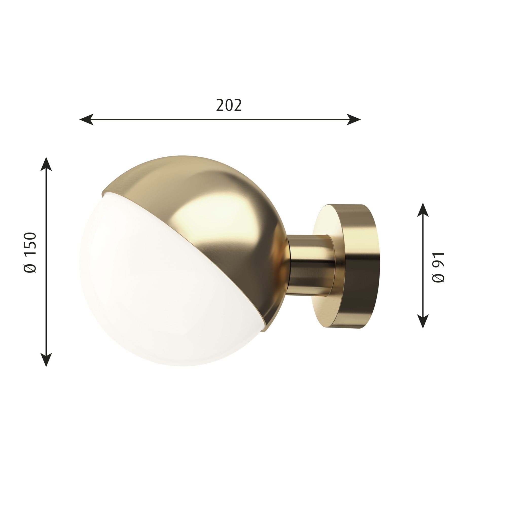 [product_category]-Louis Poulsen Vl Studio 150 Wall Lamp, Brass-Louis Poulsen-5714693434848-5743150199-LOU-2