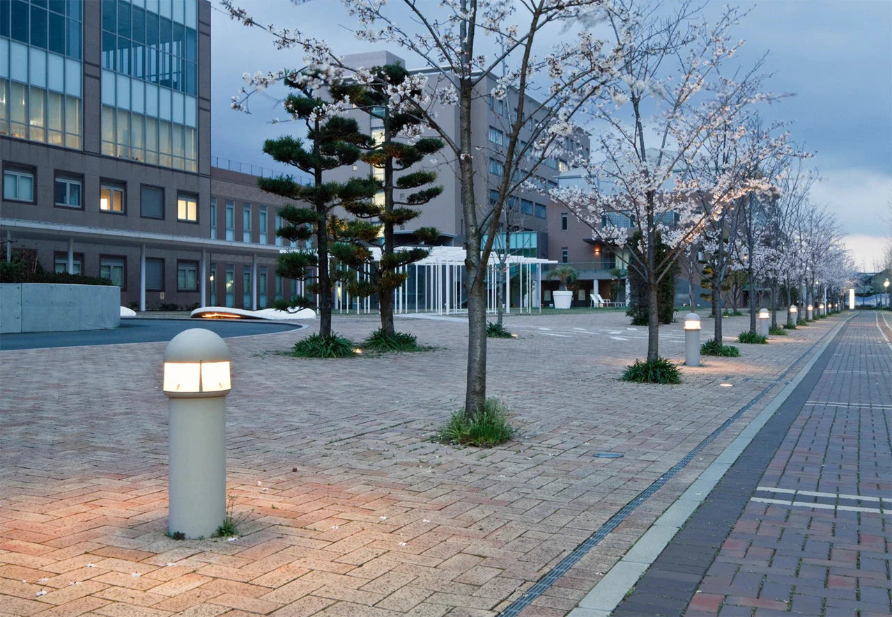 [product_category]-Louis Poulsen Waterfront Bollard Class I 597 Lumens Post With Base Plate, Graphite Grey-Louis Poulsen-5703411207345-5747504864-LOU-2