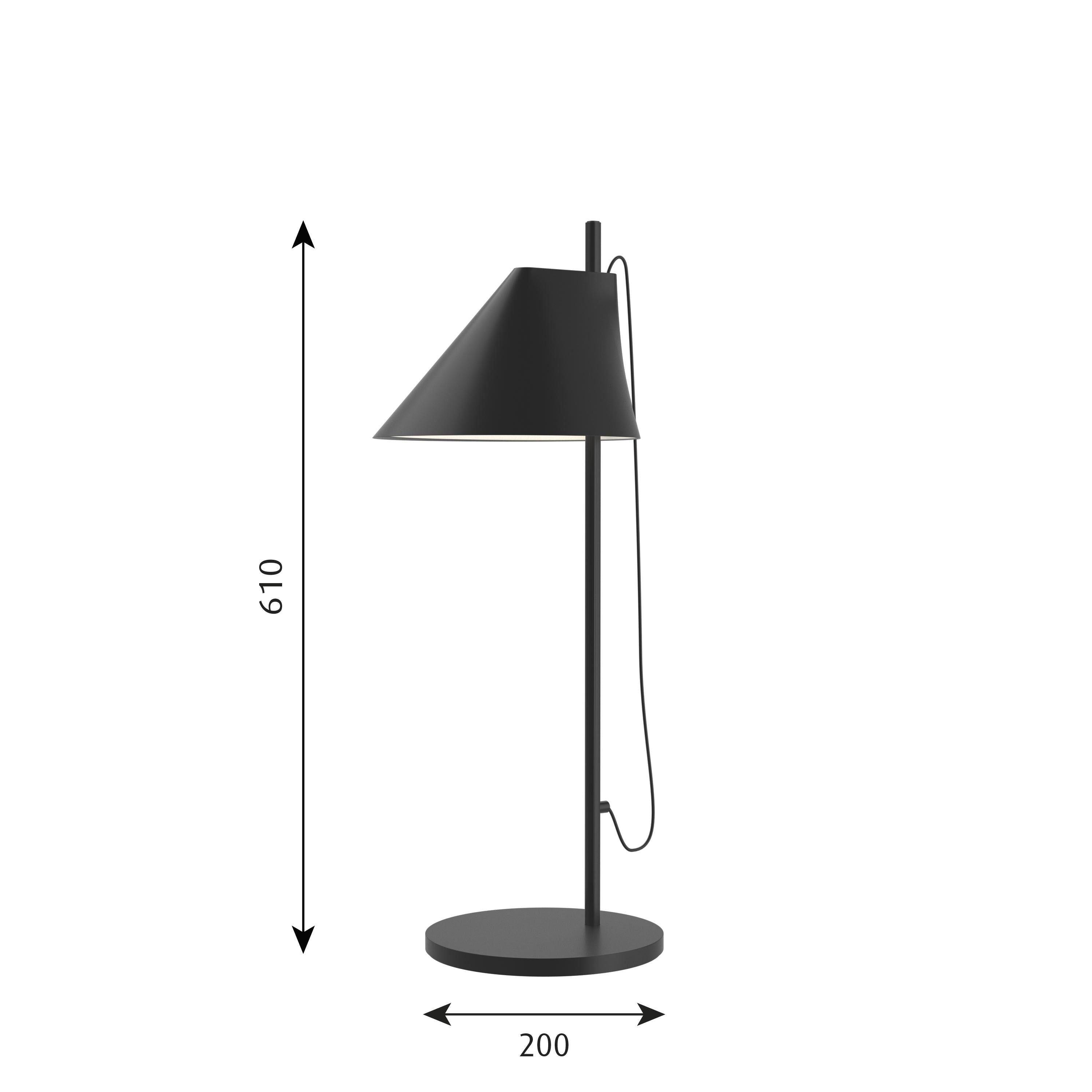 Louis Poulsen Yuh, lampe de table, noir