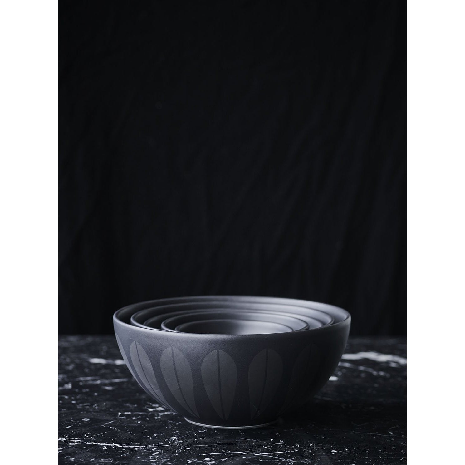 Lucie Kaas Arne Clausen Bowl dunkelrot, 15 cm