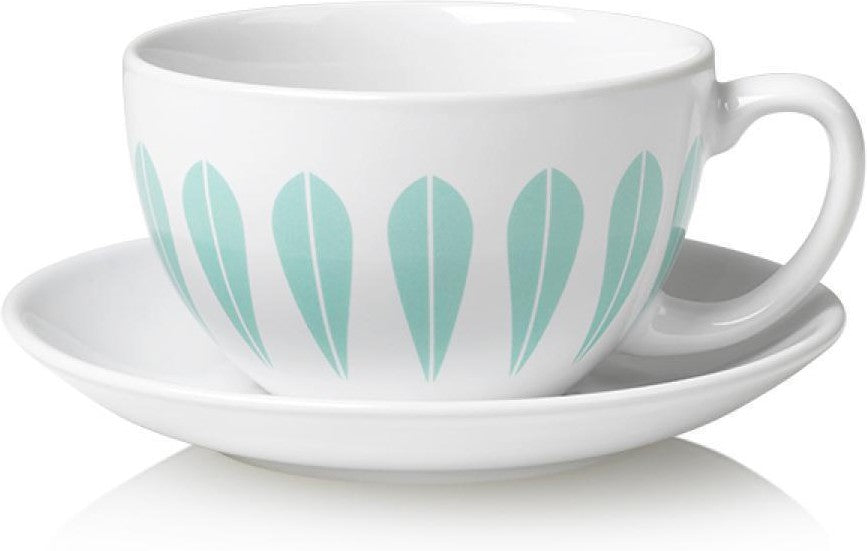 [product_category]-Lucie Kaas Arne Clausen Collection Cups With Saucer Mint Green, 10cm-Lucie Kaas-5711542011441-AC10MG01-LUC-1