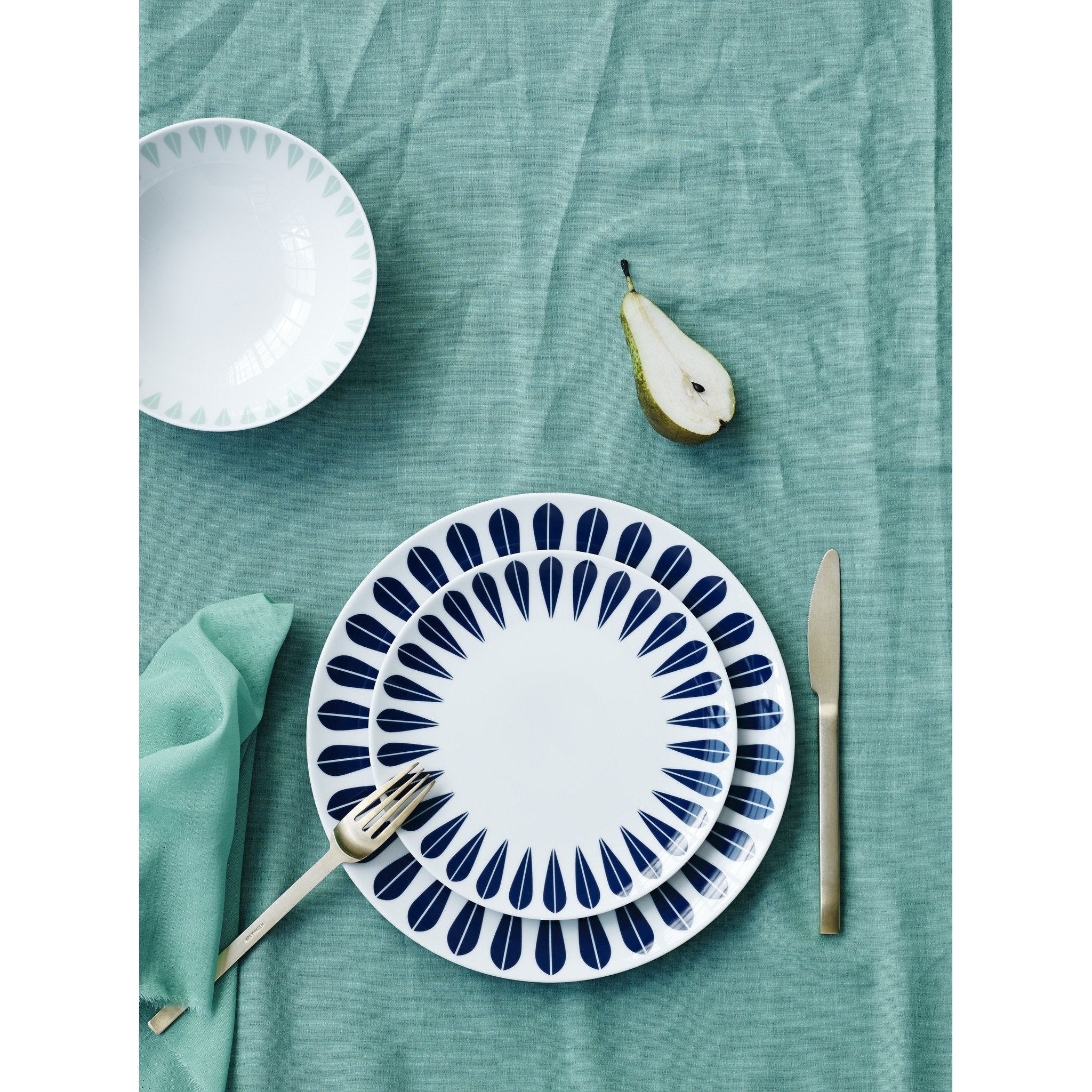 [product_category]-Lucie Kaas Arne Clausen Deep Plate Mint Green, 18 Cm-Lucie Kaas-5711542010574-AC04MG01-LUC-4