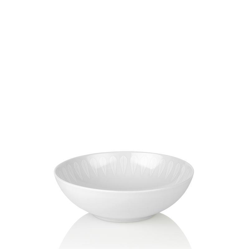 Lucie Kaas Arne Clausen Assiette Creuse Lotus Blanc, ø18 Cm