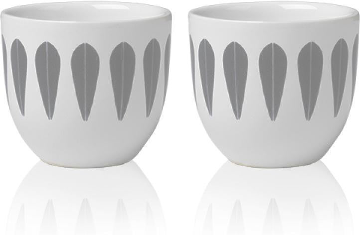 [product_category]-Lucie Kaas Arne Clausen Egg Cup Grey, 2 Pcs.-Lucie Kaas-5711542011571-AC10GG05-LUC-1