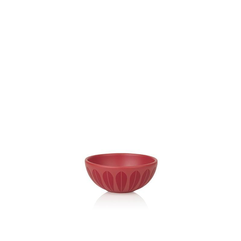 Lucie Kaas Arne Clausen Lotus Bowl rot, Ø12 cm