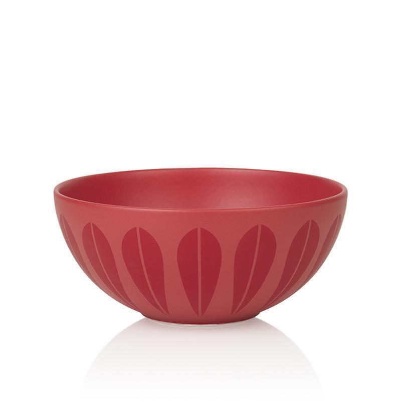 Lucie Kaas Arne Clausen Lotus Bowl rood, Ø24 cm