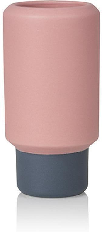 [product_category]-Lucie Kaas Fumario Vase Pink & Dark Grey, 16,5cm-Lucie Kaas-5711542240056-FU01PIDG-LUC-1