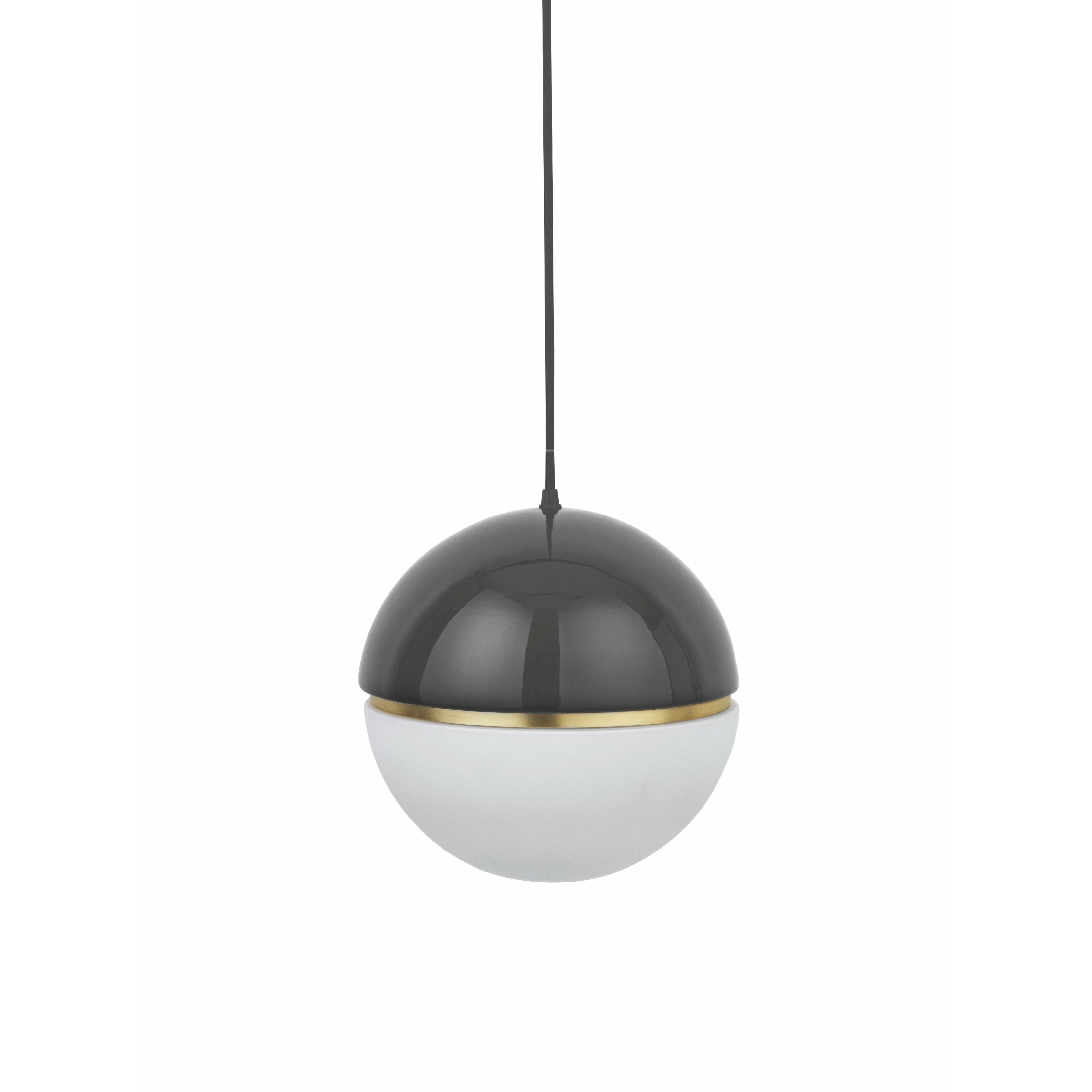 [product_category]-Lucie Kaas Macaroon Pendant Lamps Dark Grey, ø26 Cm-Lucie Kaas-5711542220089-MC02DGL-LUC-1