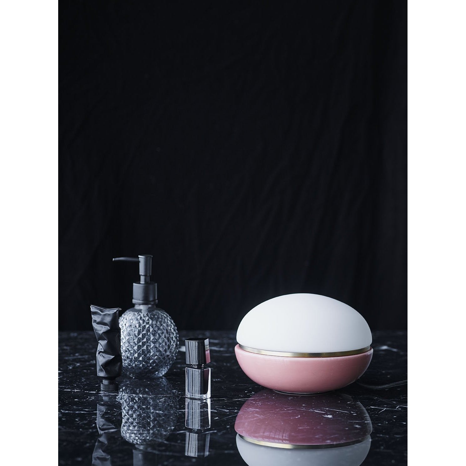 Lucie Kaas Lampe de Table Macaron Gris Foncé, ø 18 Cm