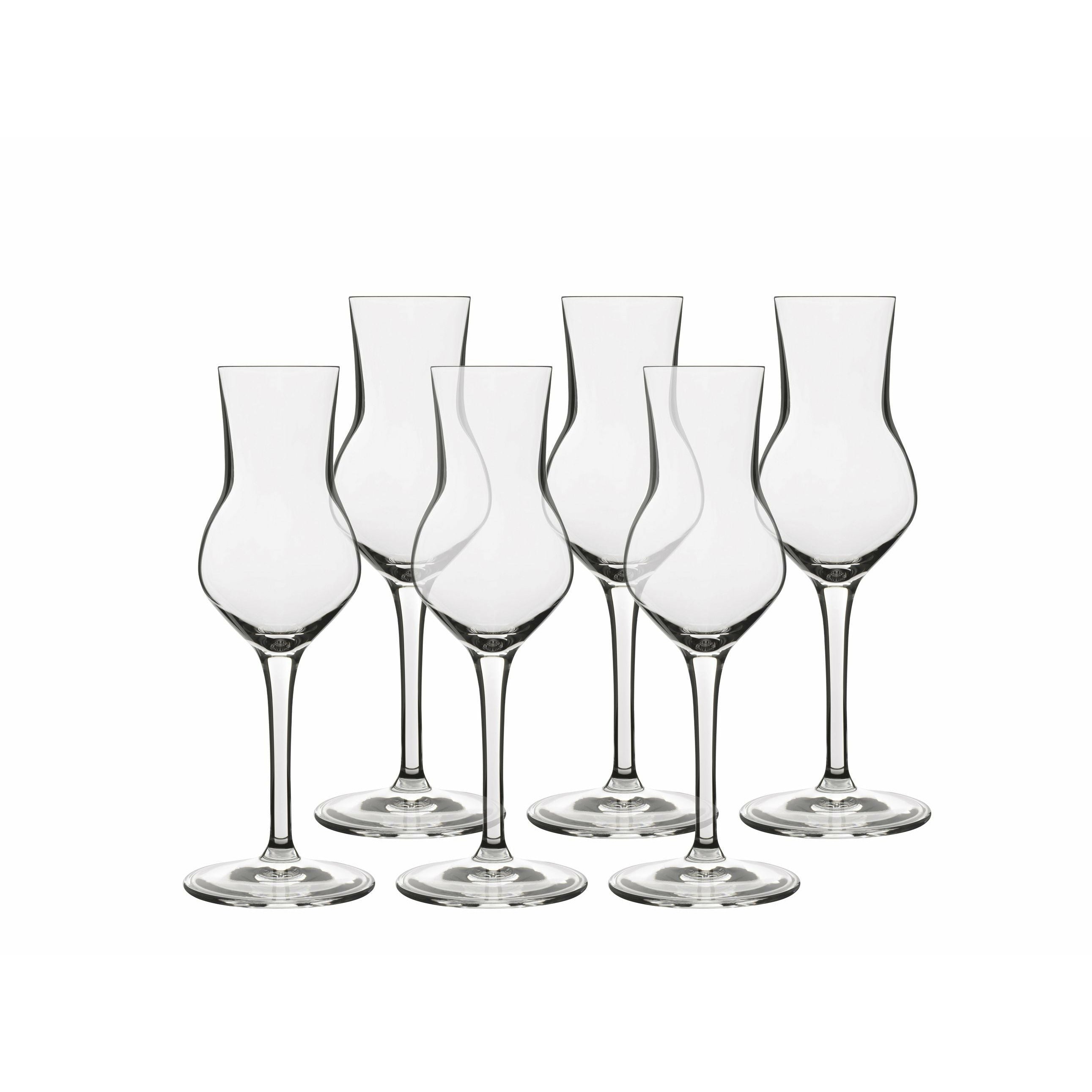 Luigi Bormioli Atelier Grappaglas, Set Of 6