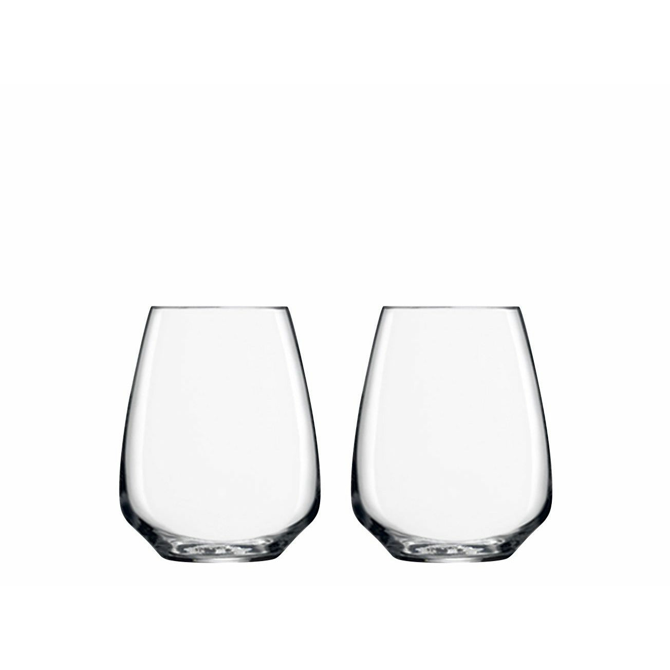 Luigi Bormioli Atelier Water Glass/White Wine Glass, 2 Pieces