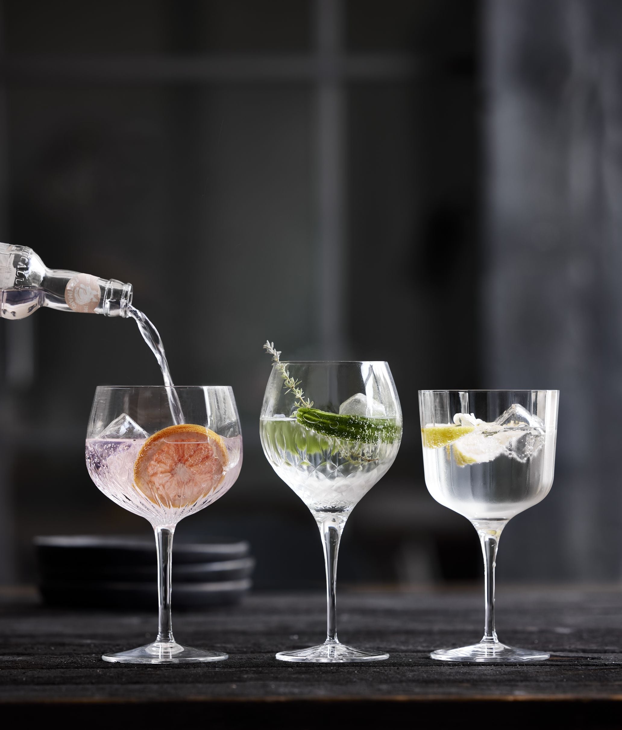 Luigi Bormioli Bach Gin & Tonic Glass, conjunto de 4