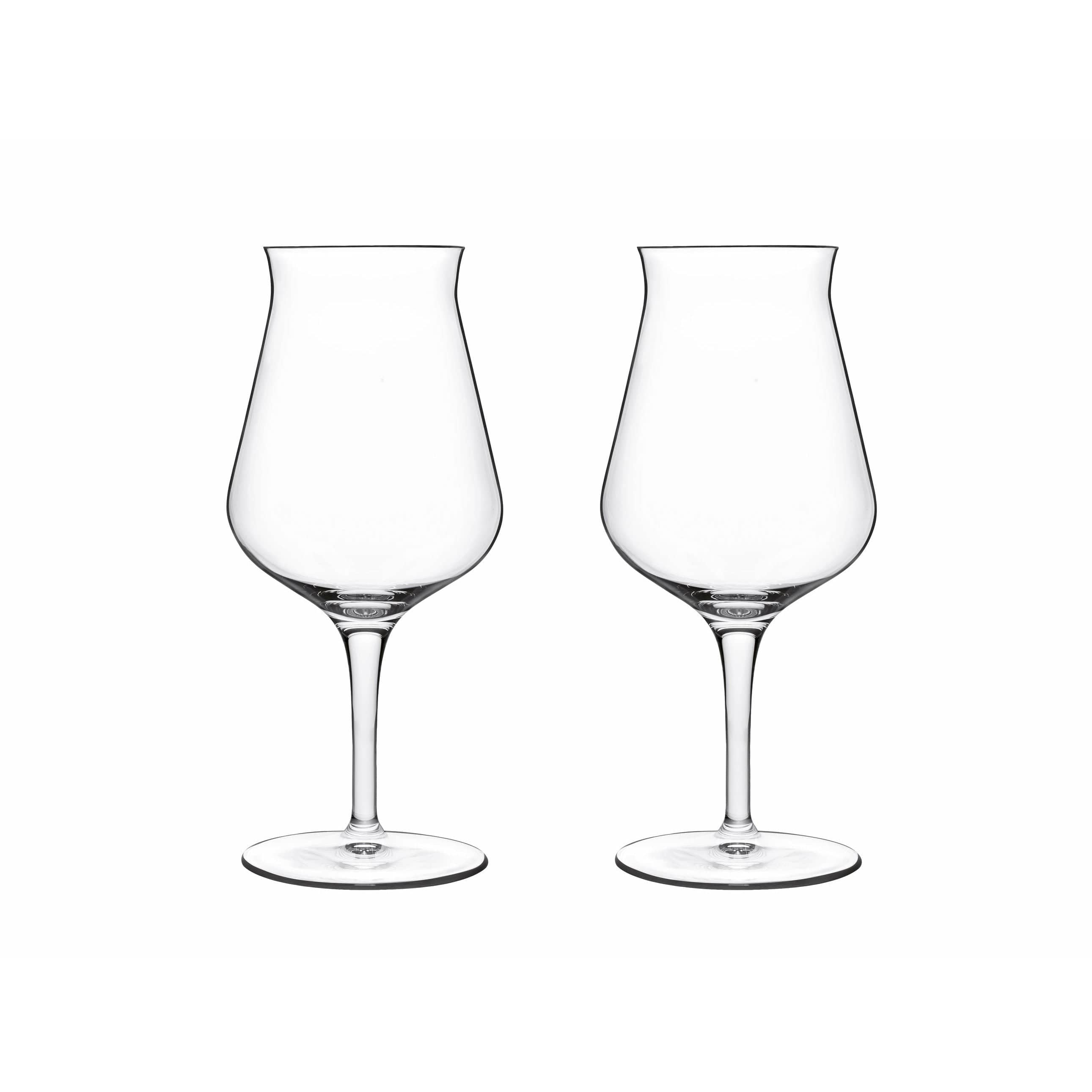 Luigi Bormioli Birrateque Beer Glass To Try, 2 Pieces