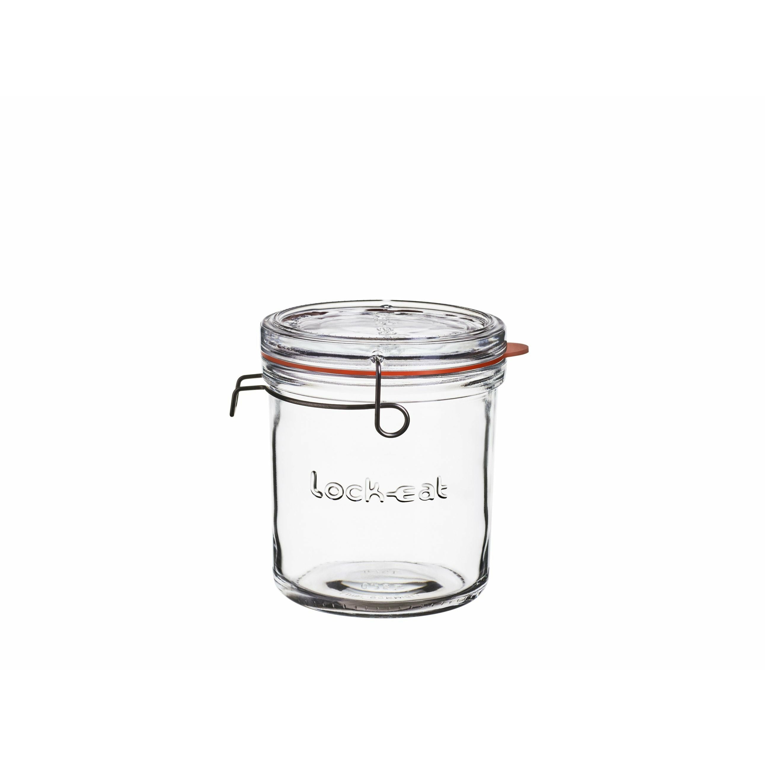 LUigi Borlioli Lock Eat Mason Jar avec Tampa, 75 CL