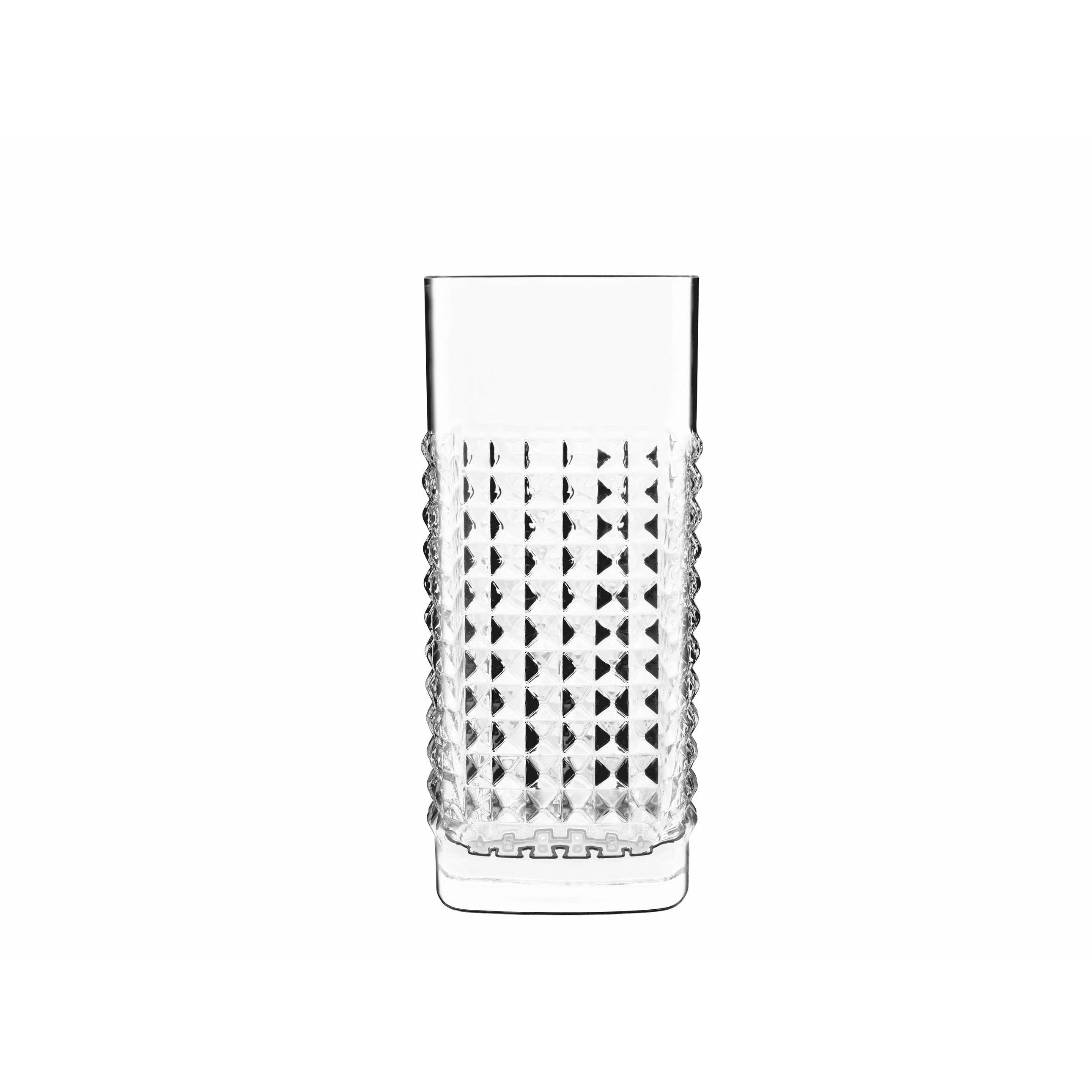 Luigi Bormioli Mixology Elixir Beer Glass/Long Drink Glass, Juego de 4