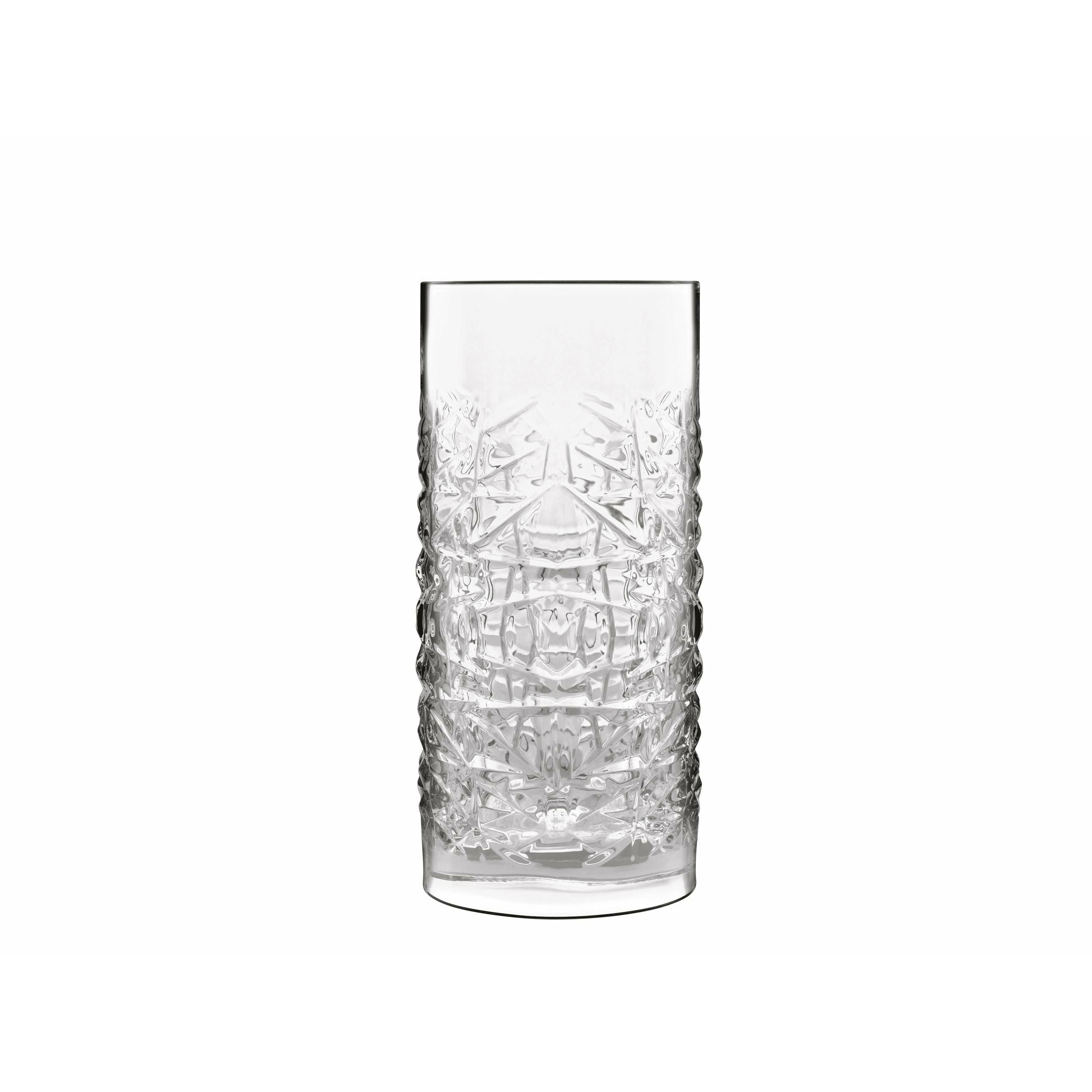 Luigi Bormioli Mixology Textures Beer Glass/Long Drink Glass, Set Of 4